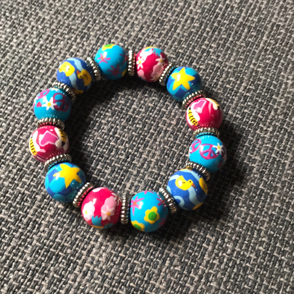Angela Moore Hand Painted Bracelet